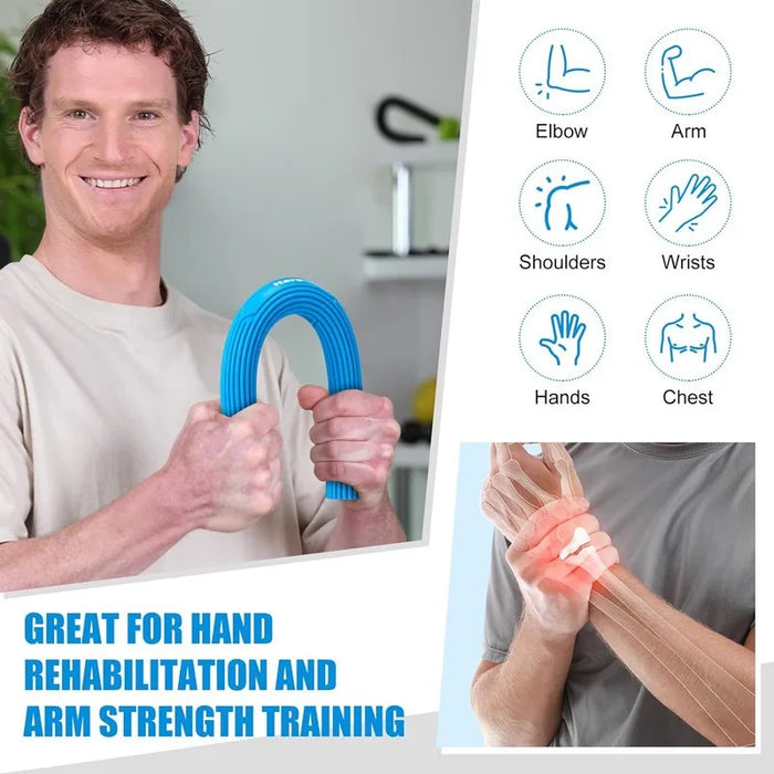 Hand Grip Strengthener & Rehabilitation Exercise Bar