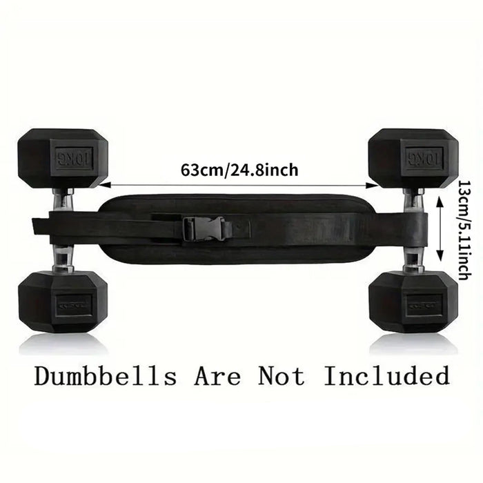 Weighted Waist Training Belt for Fitness & Dumbbell Workouts