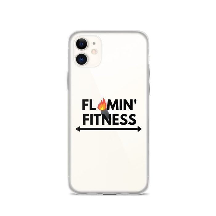 Clear iPhone Case - Flamin' Fitness