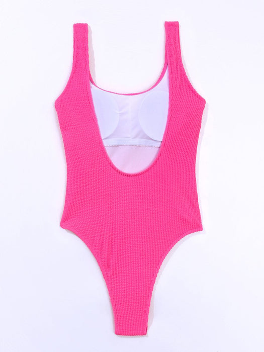 Crochet Style One-Piece Swimsuit - Flamin' Fitness