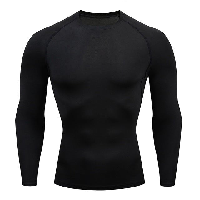 Men's Essentials Long-Sleeve Compression T-Shirt - Flamin' Fitness