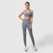 Short Sleeve Top & Leggings Gym Set - Flamin' Fitness
