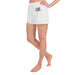 Women's White Sports Shorts - Flamin' Fitness